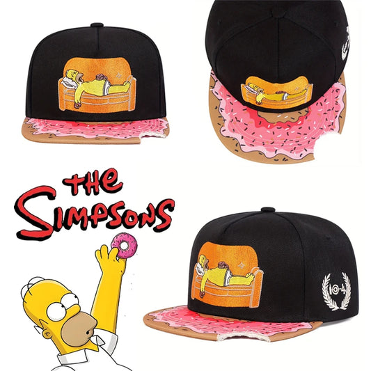 Homer Simpson Donut Bite Baseball Cap