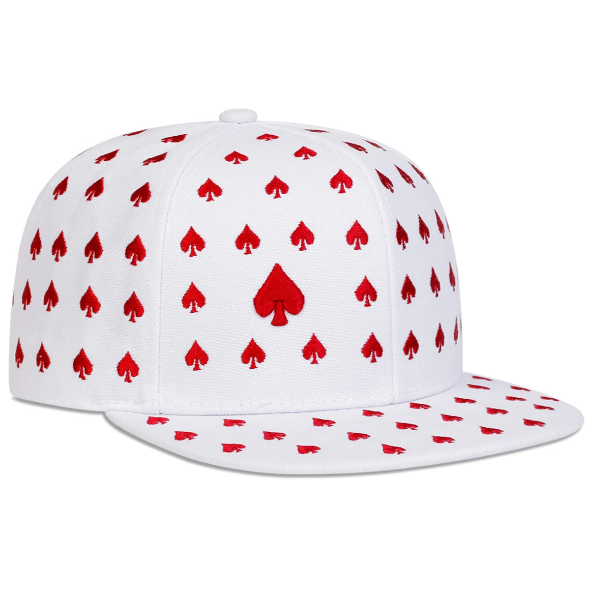 Poker Embroidery Hip-Hop Baseball Cap
