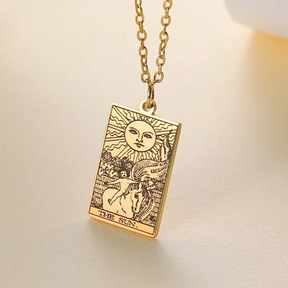 Tarot Card Pendant Necklace