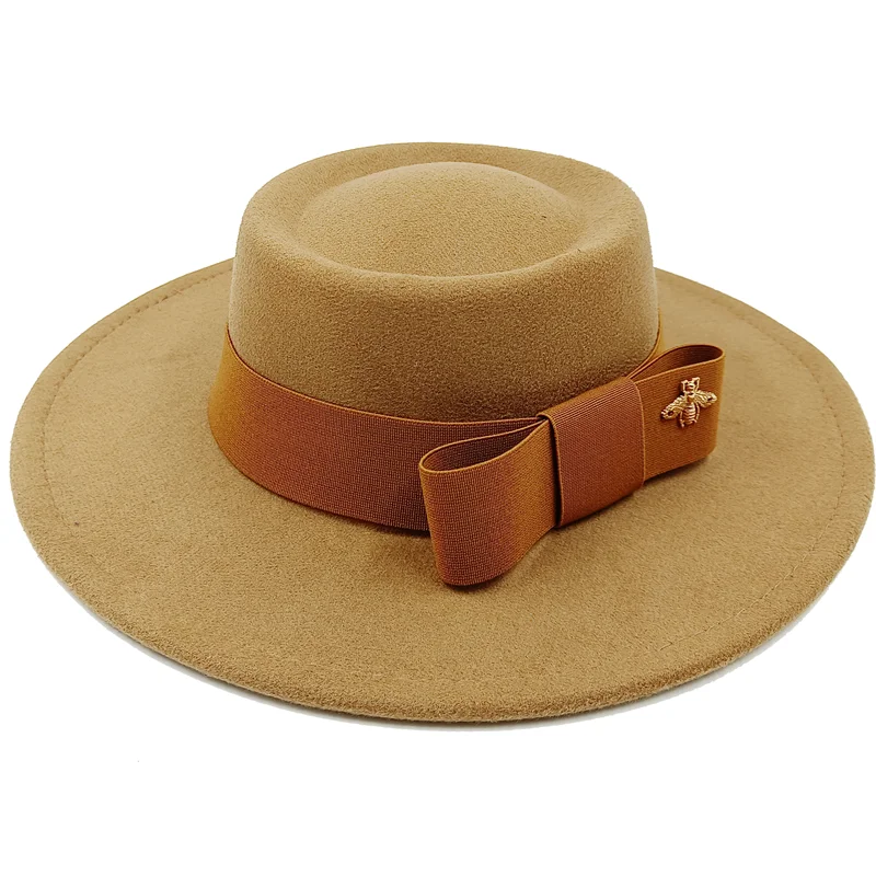 Two-Tone Bow Tie Fedora Hat