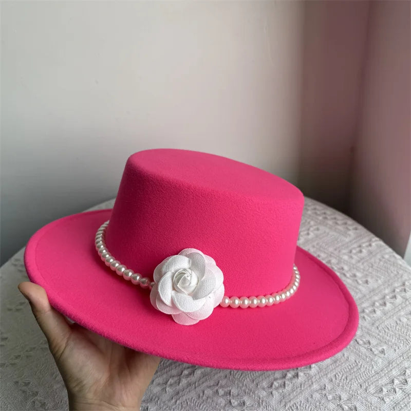 Flat Top French Fedora Hat