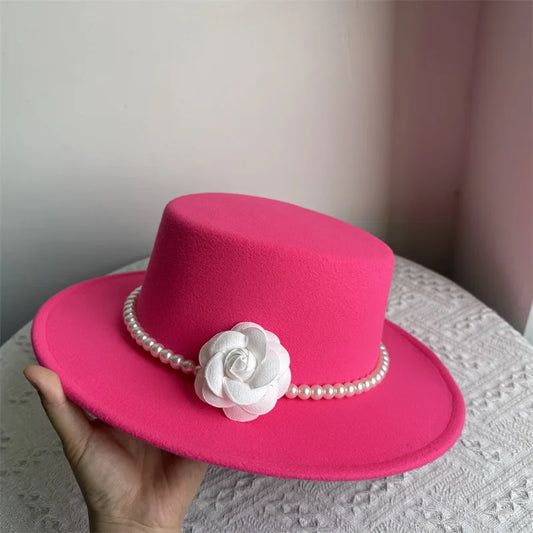 Flat Top French Fedora Hat