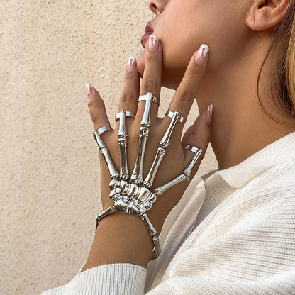 Steampunk Skeleton Hand Bracelet