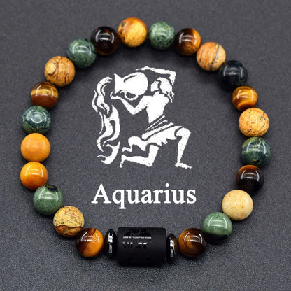 Zodiac Signs Constellation Bracelet - Multicolour