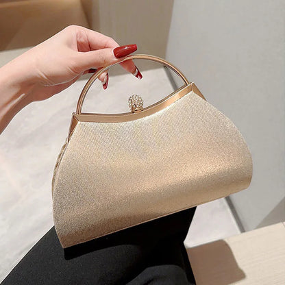 Pleated Evening Clutch Bag