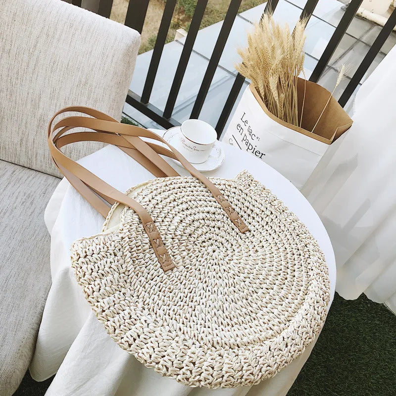 Bohemian Stylish Straw Beach Shoulder Bag