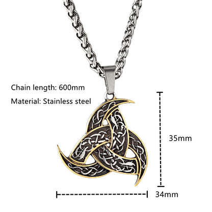 Celtic Knot Trinity Pendant Necklace