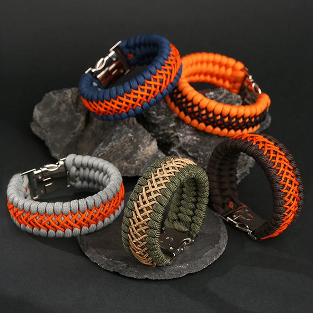 Braided Survival Paracord Bracelet