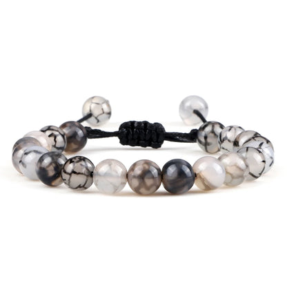 Natural Stone Beads Adjustable Bracelet