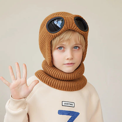 Kids Goggles Beanie and Neck Warmer Set
