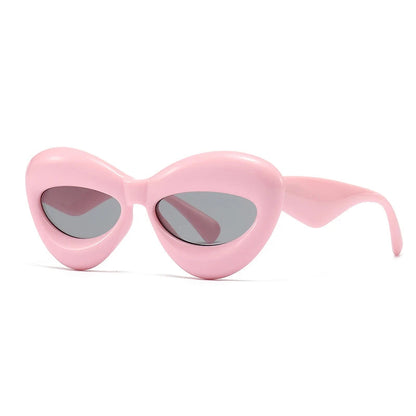 Oversized Lip-Shaped Sunglasses