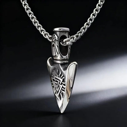 Norse Rune Pendant Necklace with Viking Box