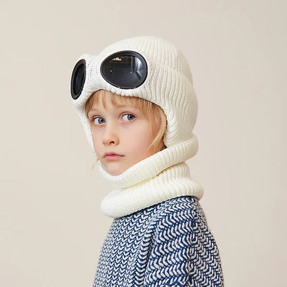 Kids Goggles Beanie and Neck Warmer Set