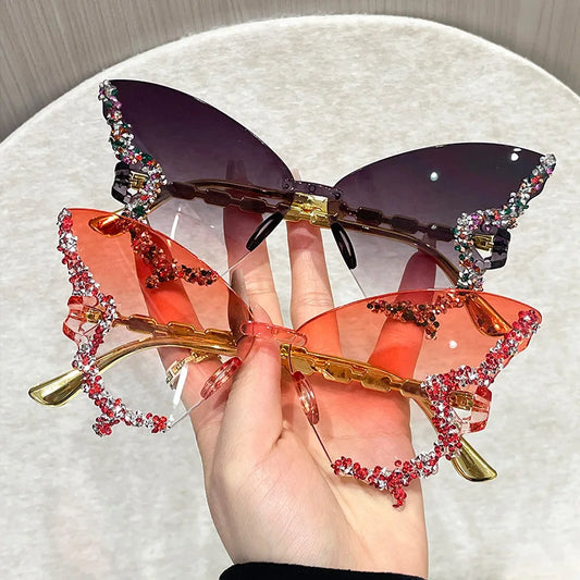 Diamond Butterfly Sunglasses