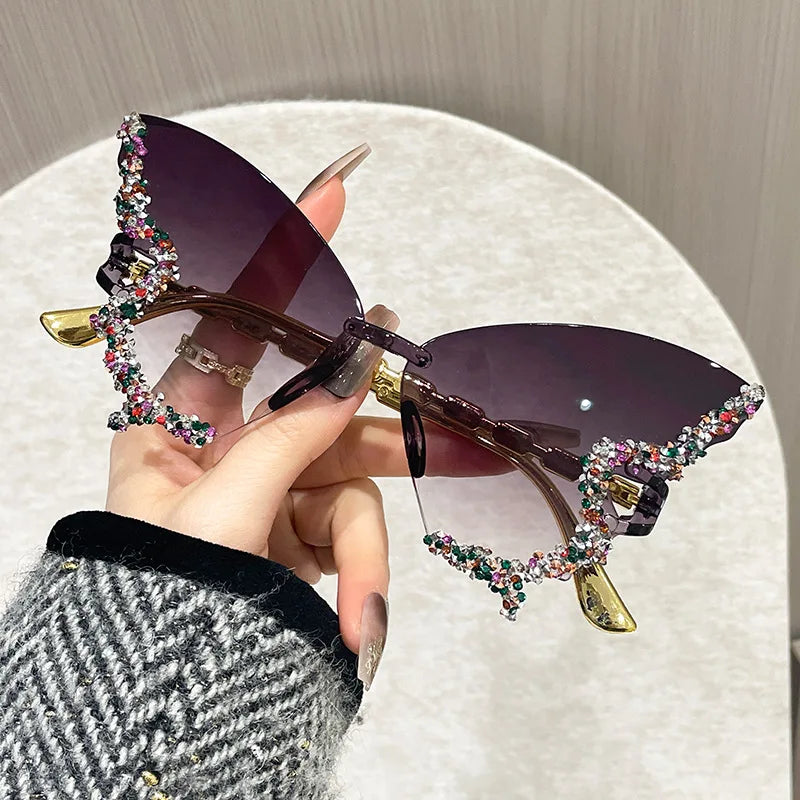Diamond Butterfly Sunglasses