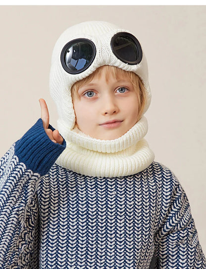Kids Goggles Beanie and Neck Warmer Set