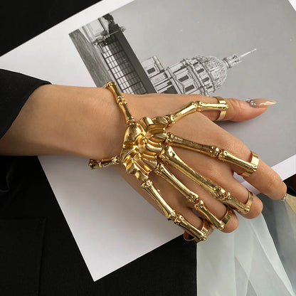 Steampunk Skeleton Hand Bracelet