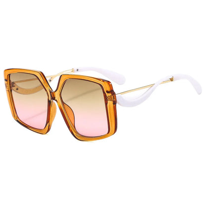 Retro Oversized Irregular Square Sunglasses