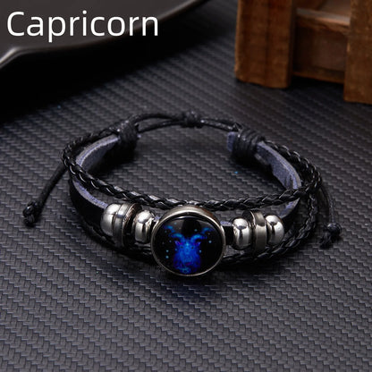 Luminous Zodiac Sign Charm Bracelet