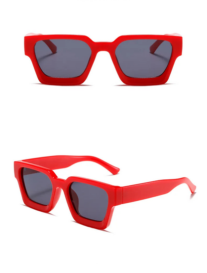 Retro Thick Frame Square Sunglasses