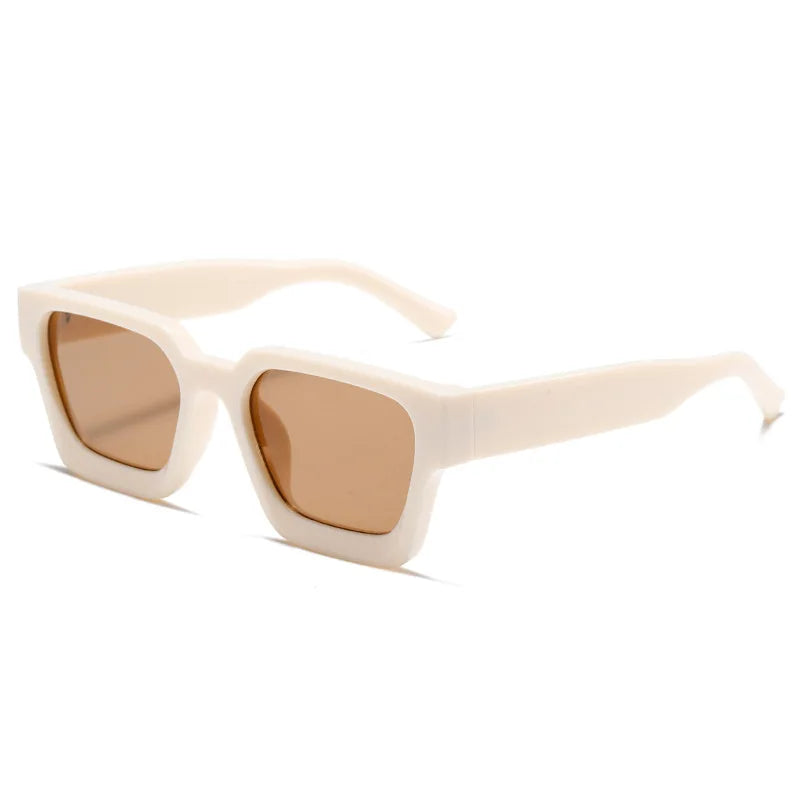 Retro Thick Frame Square Sunglasses
