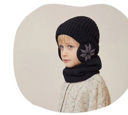 Kids Beanie Hat and Neck Warmer Set