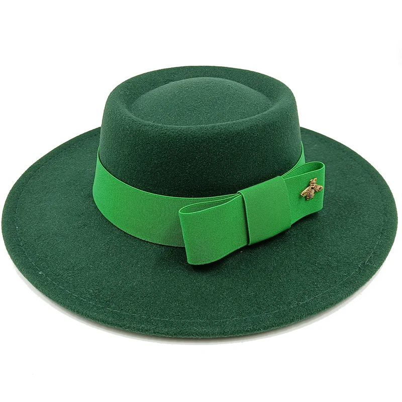 Two-Tone Bow Tie Fedora Hat