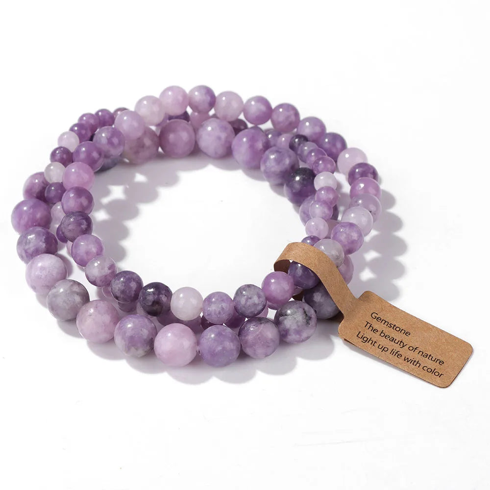 3pcs Set - Natural Agate Stone Bracelet
