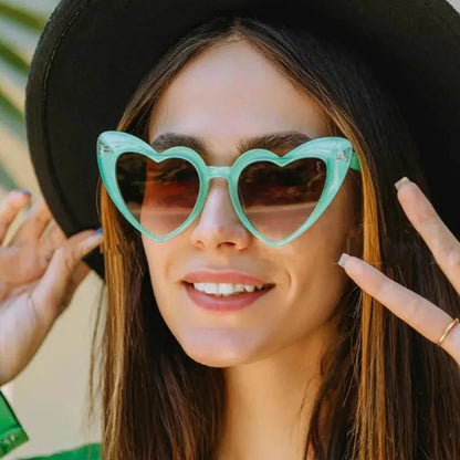 Trendy Heart-Shaped Sunglasses