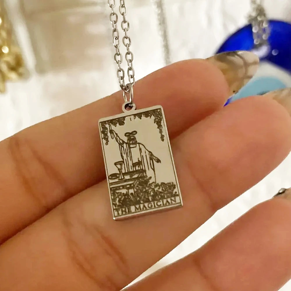 Tarot Card Pendant Necklace