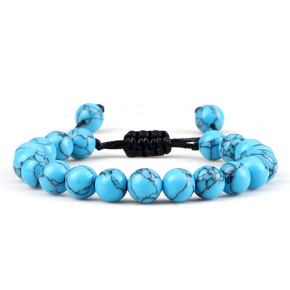 Natural Stone Beads Adjustable Bracelet