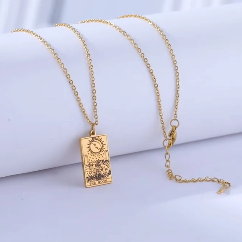 Tarot Card Pendant Necklace