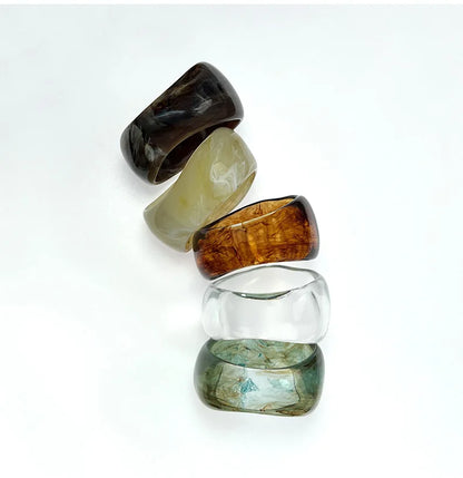 Vintage Resin Bangle Bracelet