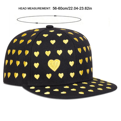 Poker Embroidery Hip-Hop Baseball Cap