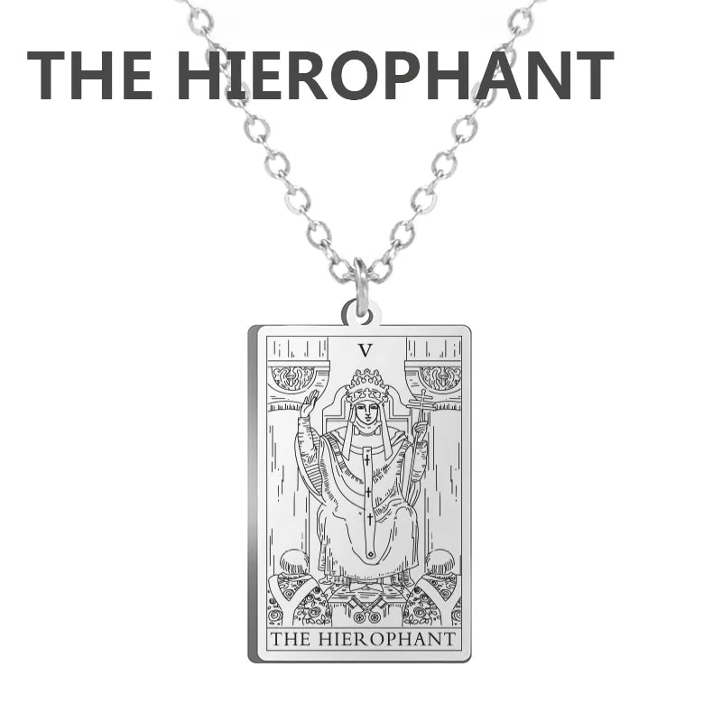 Tarot Card Pendant Necklace