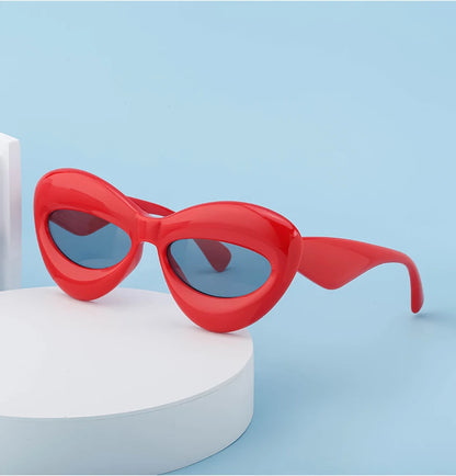 Oversized Lip-Shaped Sunglasses