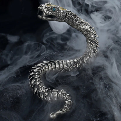 3D Medusa Rattlesnake Bracelet