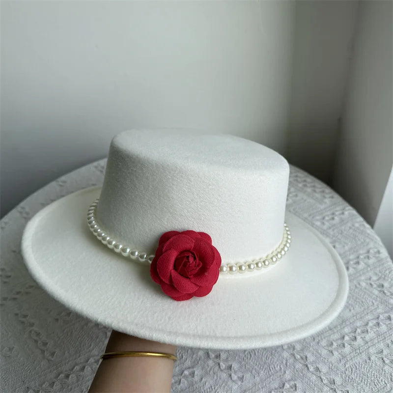 Flat Top French Fedora Hat