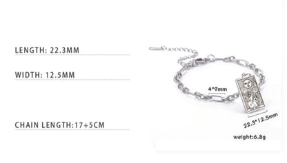 Tarot Card Charm Bracelet