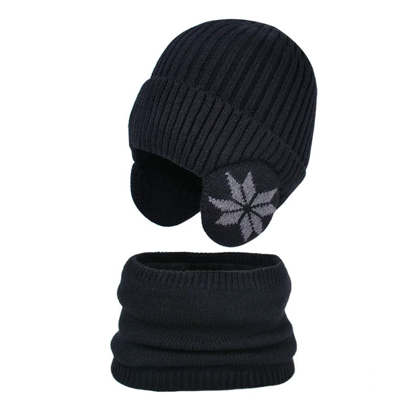 Kids Beanie Hat and Neck Warmer Set