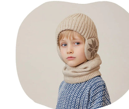 Kids Beanie Hat and Neck Warmer Set