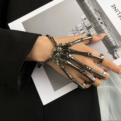 Steampunk Skeleton Hand Bracelet