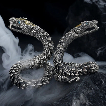 3D Medusa Rattlesnake Bracelet
