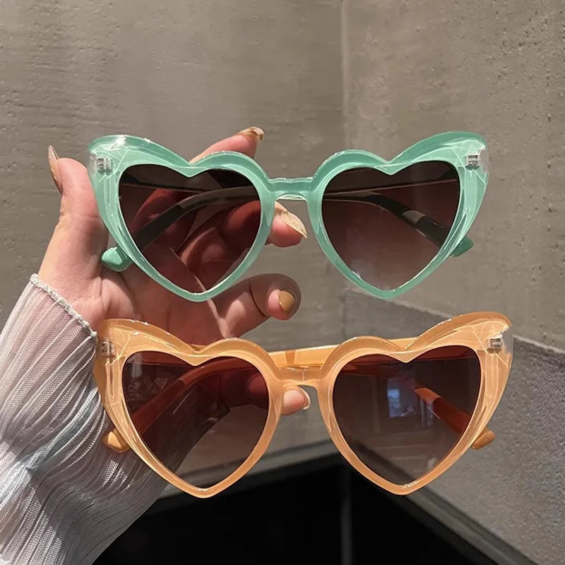 Trendy Heart-Shaped Sunglasses