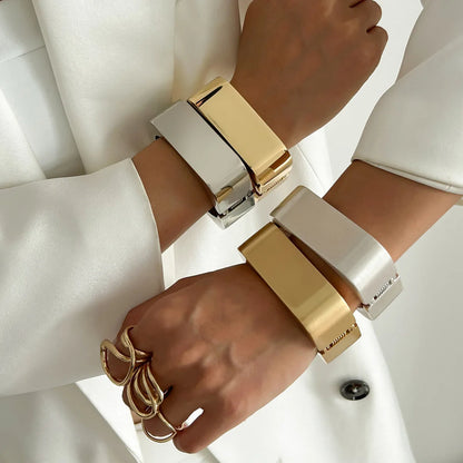 Square Cuff Bangle Bracelet