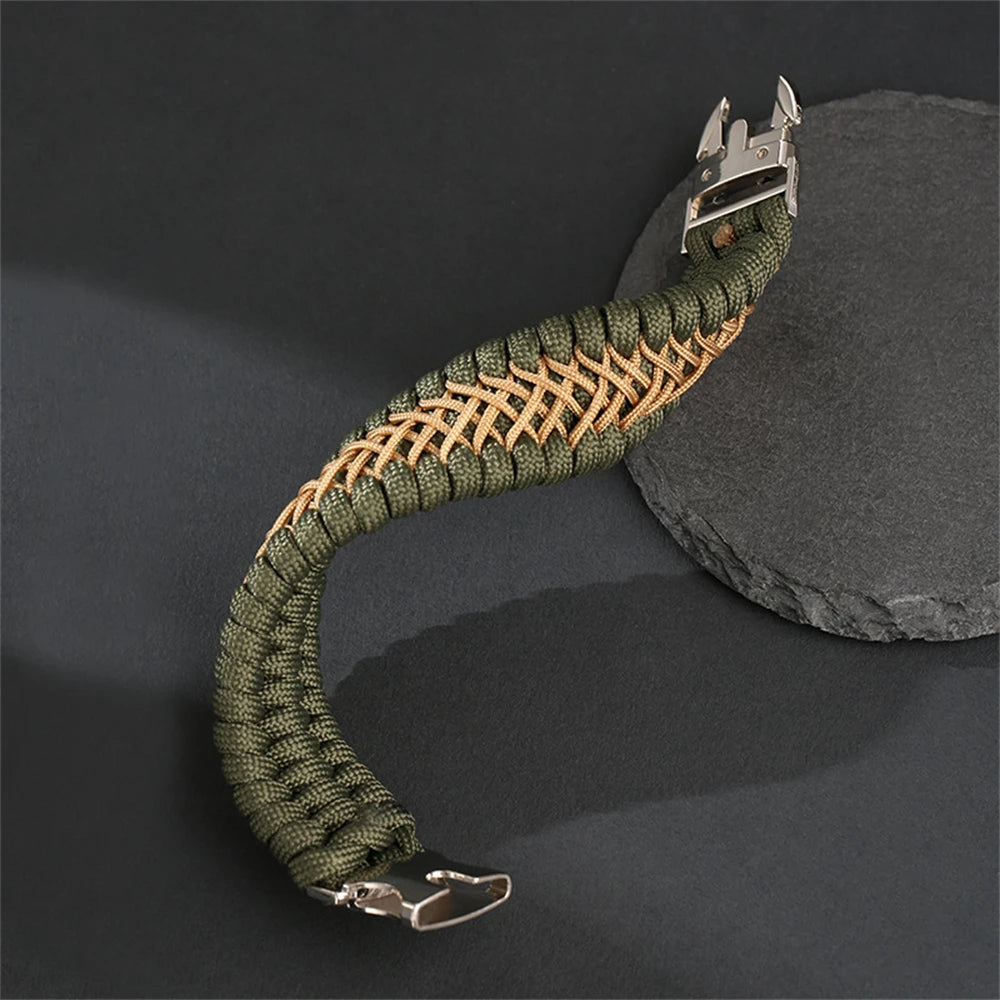 Braided Survival Paracord Bracelet