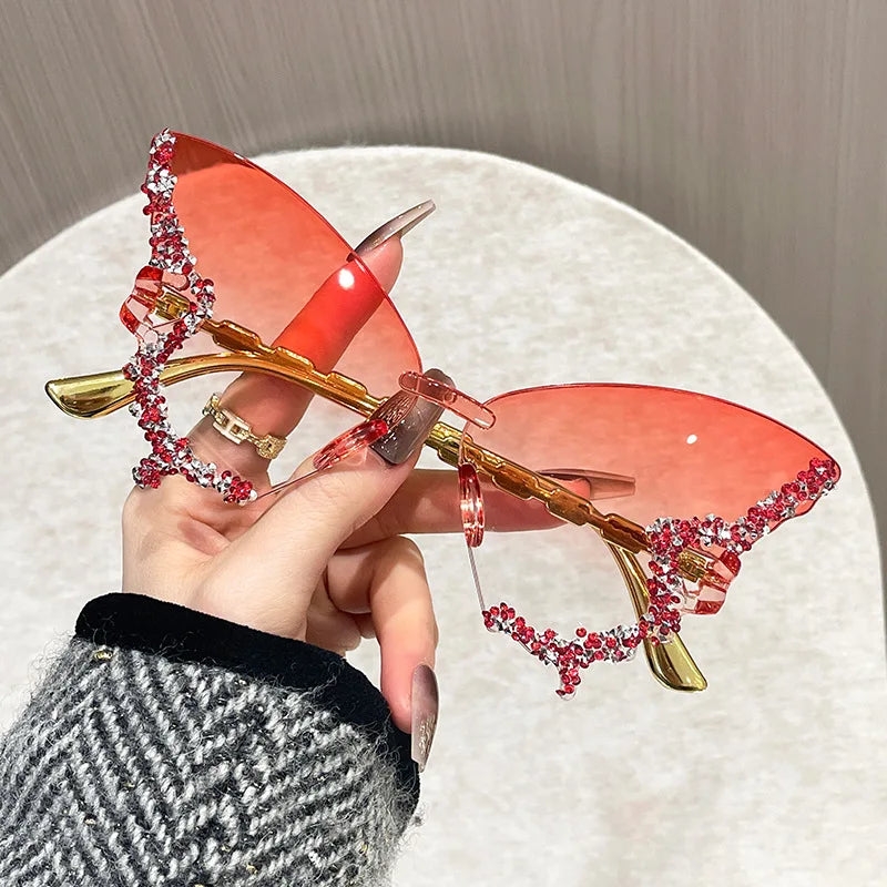 Diamond Butterfly Sunglasses