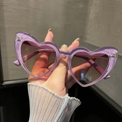 Trendy Heart-Shaped Sunglasses