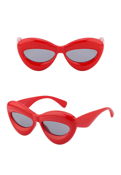 Oversized Lip-Shaped Sunglasses