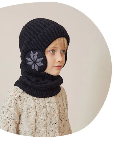 Kids Beanie Hat and Neck Warmer Set